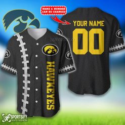 BJS0110 - Custom Iowa Hawkeyes Baseball Jersey-Sportsify