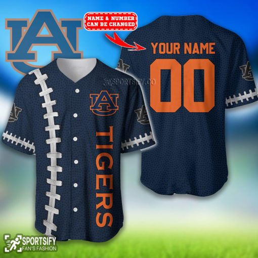 BJS0103 - Custom Auburn Tigers Baseball Jersey-Sportsify