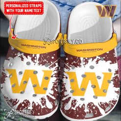 CLS02227 - Custom Washington Commanders Clogs Shoes-Sportsify