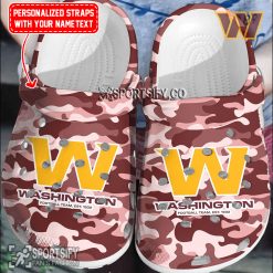 CLS02226 - Custom Washington Commanders Clogs Shoes-Sportsify