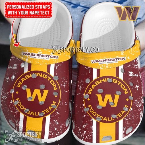 CLS02225 - Custom Washington Commanders Clogs Shoes-Sportsify