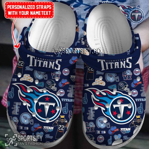 CLS02224 - Custom Tennessee Titans Clogs Shoes-Sportsify