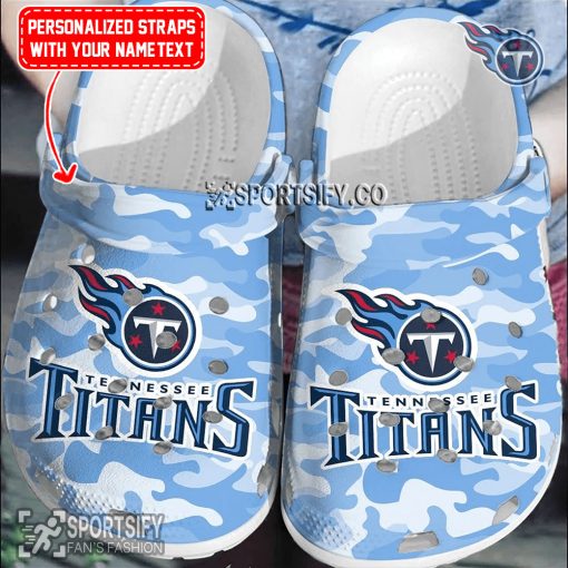 CLS02221 - Custom Tennessee Titans Clogs Shoes-Sportsify