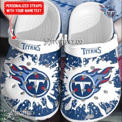 CLS02222 - Custom Tennessee Titans Clogs Shoes-Sportsify