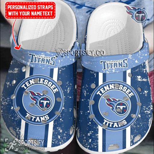 CLS02219 - Custom Tennessee Titans Clogs Shoes-Sportsify