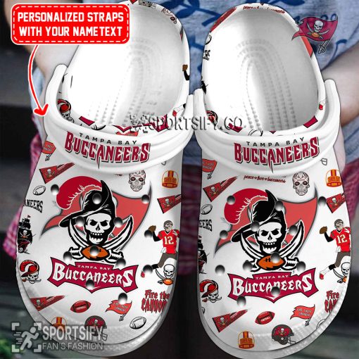 CLS02216 - Custom Tampa Bay Buccaneers Clogs Shoes-Sportsify