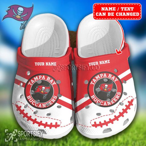 CLS02214 - Custom Tampa Bay Buccaneers Clogs Shoes-Sportsify