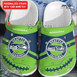 CLS02210 - Custom Seattle Seahawks Clogs Shoes-Sportsify