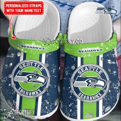 CLS02207 - Custom Seattle Seahawks Clogs Shoes-Sportsify