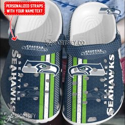 CLS02206 - Custom Seattle Seahawks Clogs Shoes-Sportsify