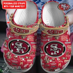 CLS02205 - Custom San Francisco 49ers Clogs Shoes-Sportsify