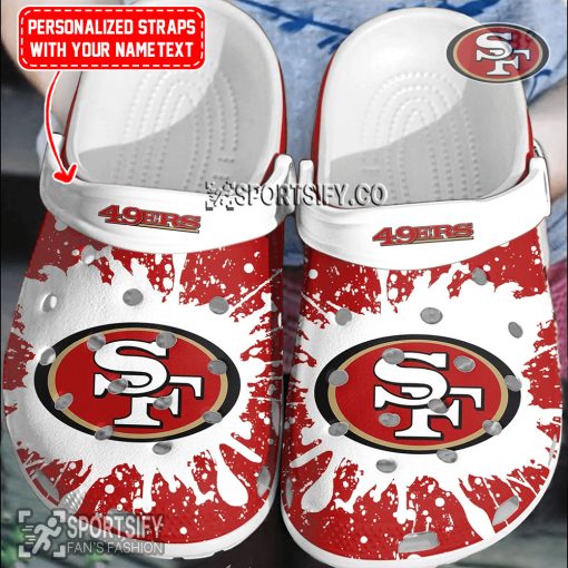 CLS02202 - Custom San Francisco 49ers Clogs Shoes-Sportsify