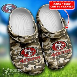 CLS02201 - Custom San Francisco 49ers Clogs Shoes-Sportsify