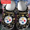 CLS02195 - Custom Pittsburgh Steelers Clogs Shoes-Sportsify