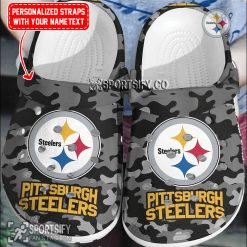 CLS02193 - Custom Pittsburgh Steelers Clogs Shoes-Sportsify