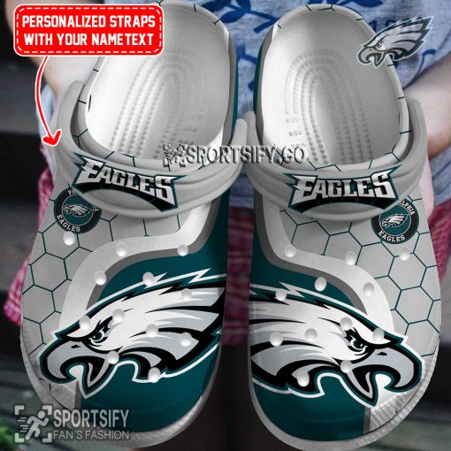 CLS02187 - Custom Philadelphia Eagles Clogs Shoes-Sportsify