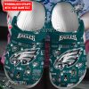 CLS02188 - Custom Philadelphia Eagles Clogs Shoes-Sportsify