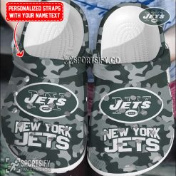 CLS02175 - Custom New York Jets Clogs Shoes-Sportsify