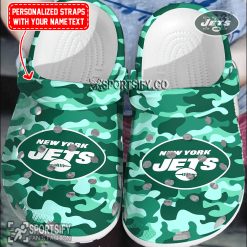 CLS02174 - Custom New York Jets Clogs Shoes-Sportsify