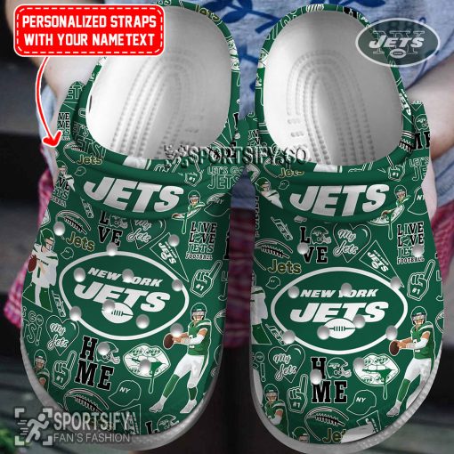 CLS02173 - Custom New York Jets Clogs Shoes-Sportsify