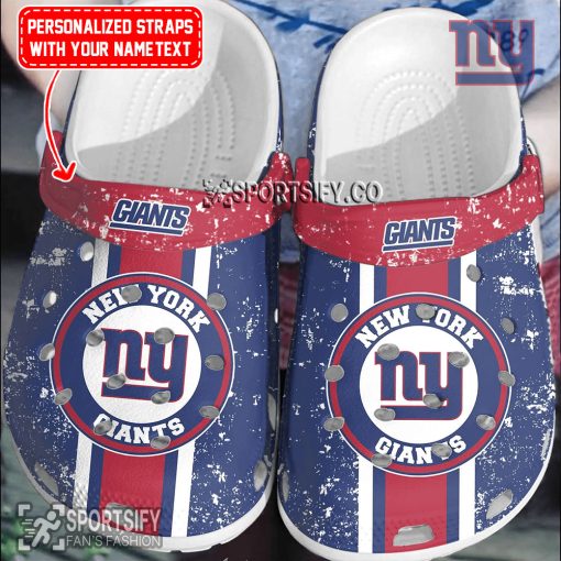 CLS02171 - Custom New York Giants Clogs Shoes-Sportsify