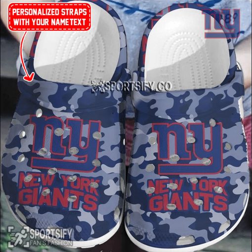 CLS02169 - Custom New York Giants Clogs Shoes-Sportsify