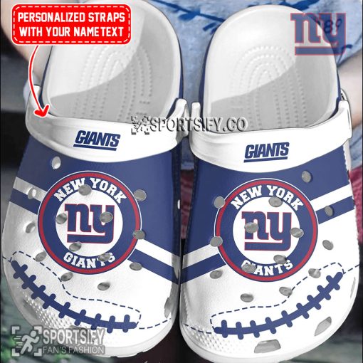 CLS02168 - Custom New York Giants Clogs Shoes-Sportsify