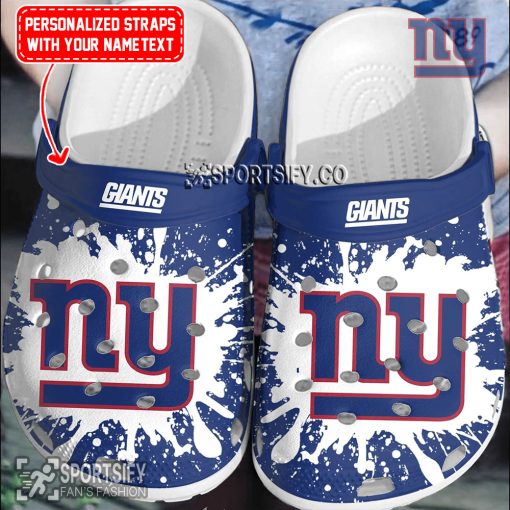 CLS02167 - Custom New York Giants Clogs Shoes-Sportsify