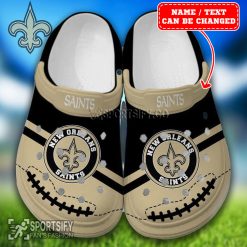 CLS02166 - Custom New Orleans Saints Clogs Shoes-Sportsify