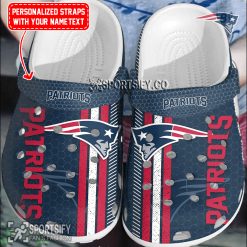 CLS02158 - Custom New England Patriots Clogs Shoes-Sportsify