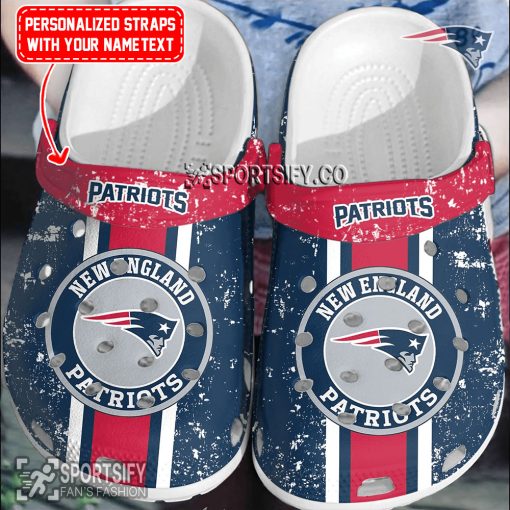 CLS02157 - Custom New England Patriots Clogs Shoes-Sportsify