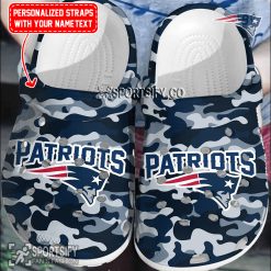 CLS02156 - Custom New England Patriots Clogs Shoes-Sportsify