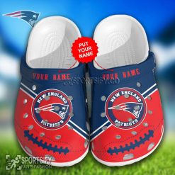 CLS02154 - Custom New England Patriots Clogs Shoes-Sportsify