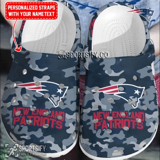 CLS02155 - Custom New England Patriots Clogs Shoes-Sportsify