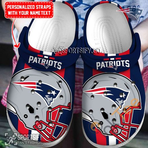 CLS02153 - Custom New England Patriots Clogs Shoes-Sportsify