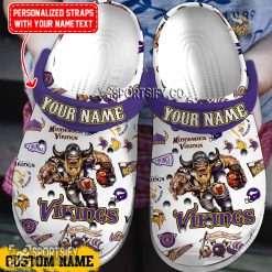 CLS02149 - Custom Minnesota Vikings Clogs Shoes-Sportsify