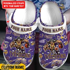 CLS02148 - Custom Minnesota Vikings Clogs Shoes-Sportsify