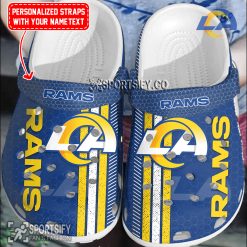 CLS02136 - Custom Los Angeles Rams Clogs Shoes-Sportsify