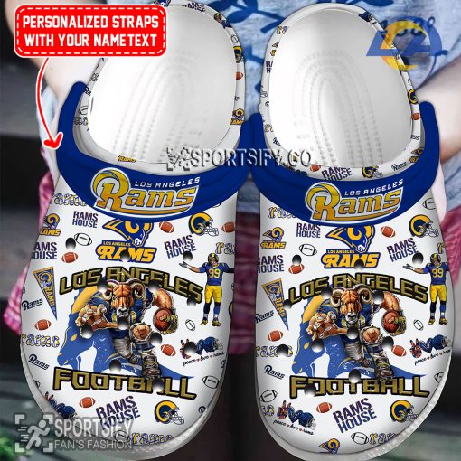 CLS02135 - Custom Los Angeles Rams Clogs Shoes-Sportsify