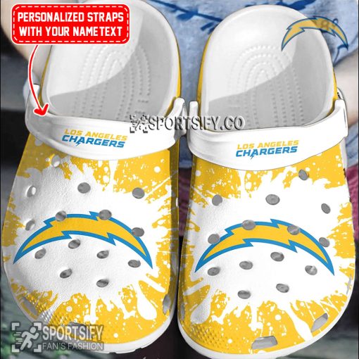 CLS02131 - Custom Los Angeles Chargers Clogs Shoes-Sportsify