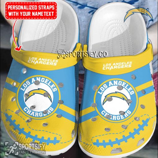 CLS02130 - Custom Los Angeles Chargers Clogs Shoes-Sportsify