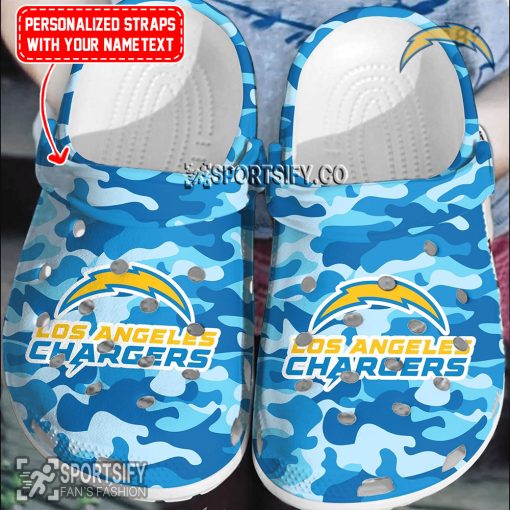 CLS02128 - Custom Los Angeles Chargers Clogs Shoes-Sportsify