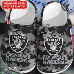 CLS02127 - Custom Las Vegas Raiders Clogs Shoes-Sportsify