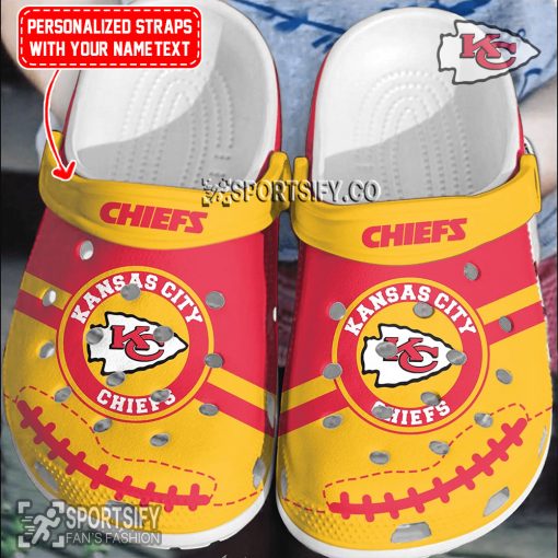 CLS02123 - Custom Kansas City Chiefs Clogs Shoes-Sportsify