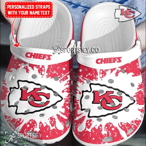 CLS02122 - Custom Kansas City Chiefs Clogs Shoes-Sportsify