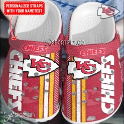 CLS02121 - Custom Kansas City Chiefs Clogs Shoes-Sportsify