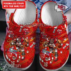 CLS02117 - Custom Kansas City Chiefs Clogs Shoes-Sportsify