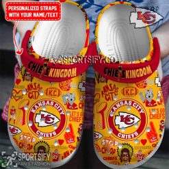 CLS02113 - Custom Kansas City Chiefs Clogs Shoes-Sportsify