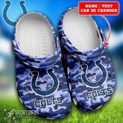 CLS02104 - Custom Indianapolis Colts Clogs Shoes-Sportsify