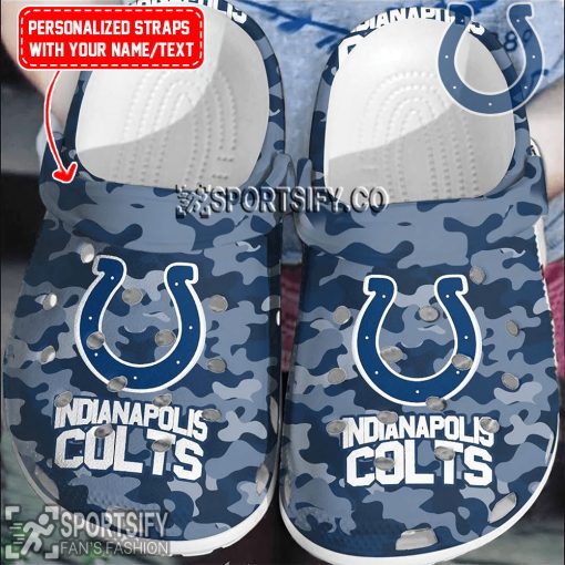 CLS02103 - Custom Indianapolis Colts Clogs Shoes-Sportsify